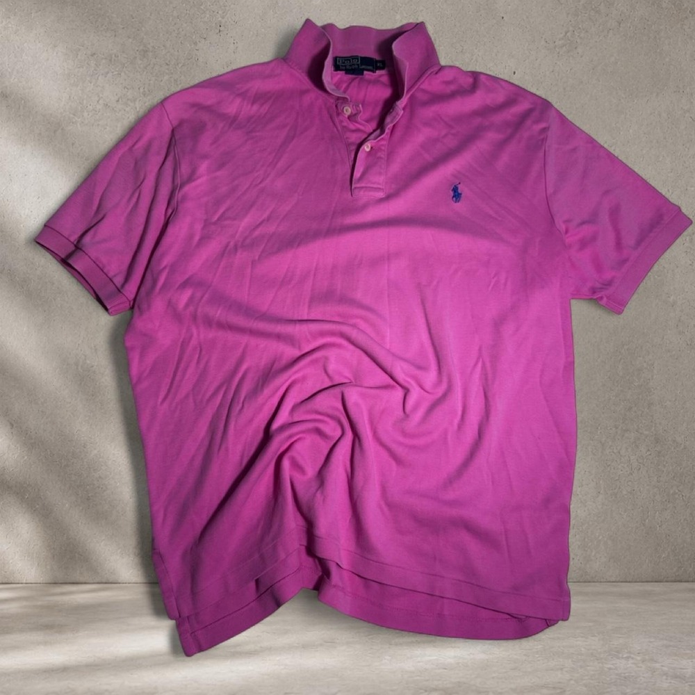 Ralph Lauren pink polo shirt Size XL